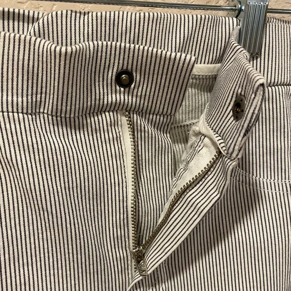 Free People Striped Elastic Pants Size XS - Picture 2 of 8
